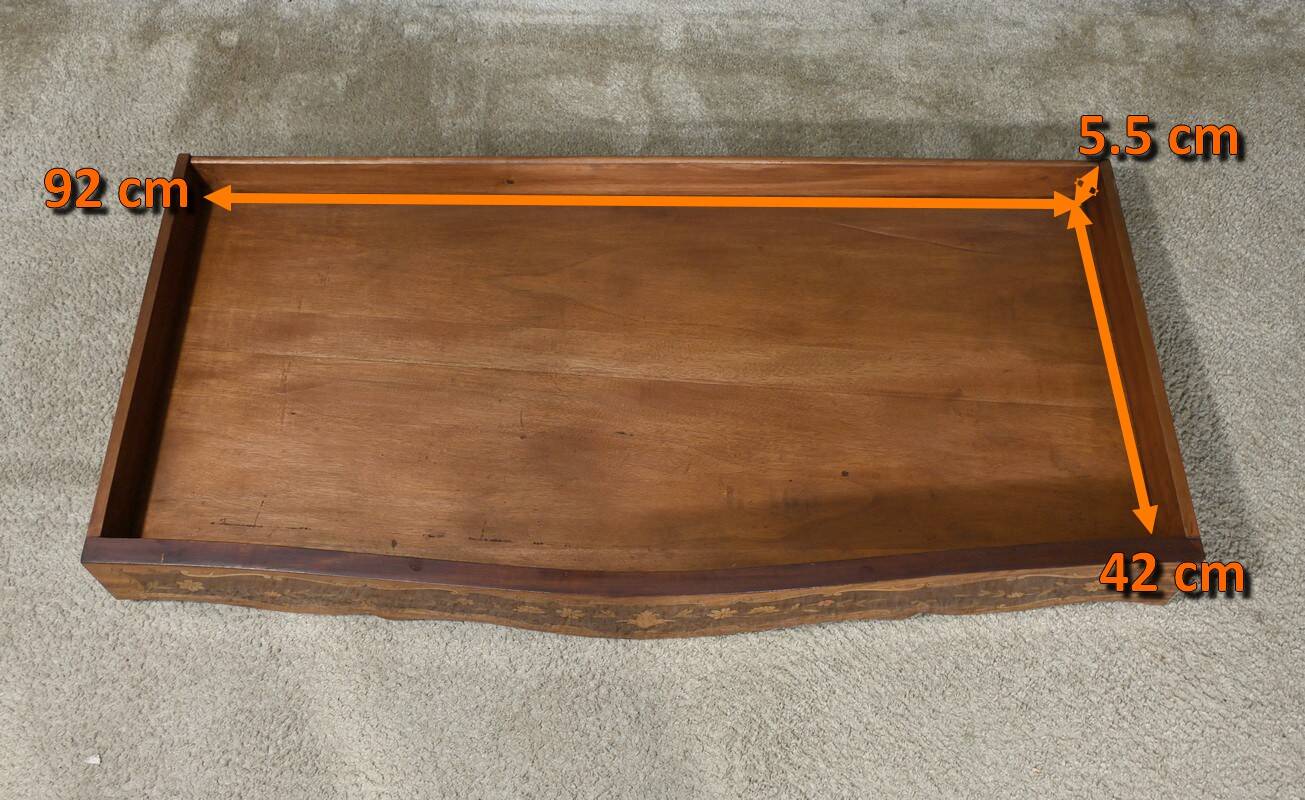 Rosewood Table with Marquetry, Napoléon III period