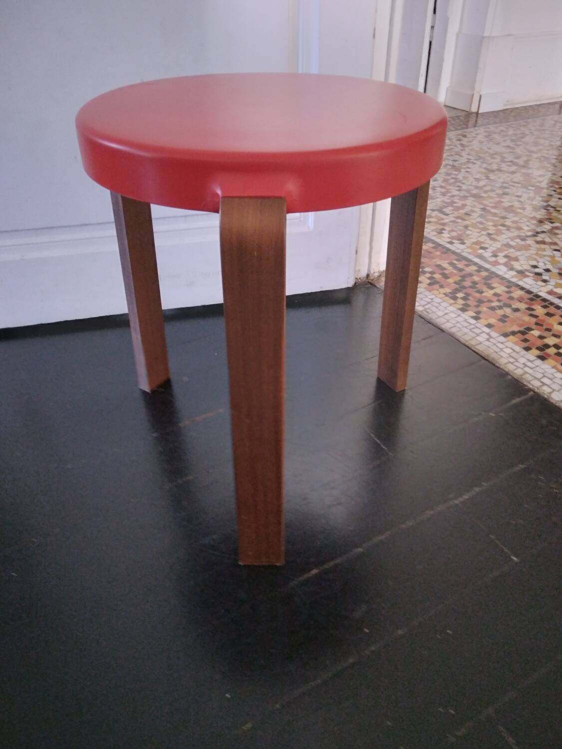 Normann Copenhagen walnut stool