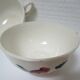tea or coffee set model Gilberte earthenware Saint Amand floral decoration