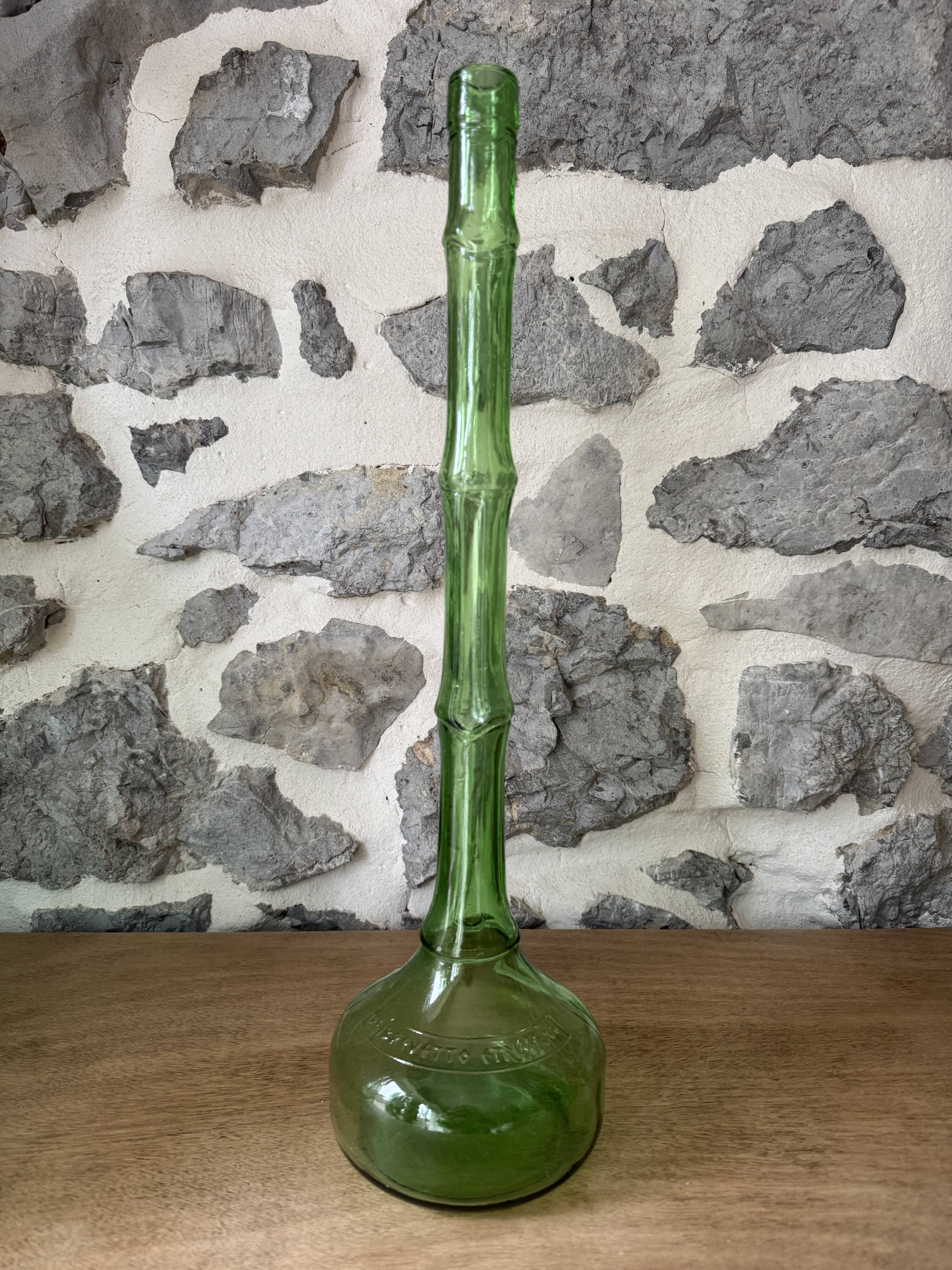 Ancienne carafe à décanter en verre brevetto Etrusca