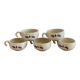 Lot de 5 tasses St Amand Sologne