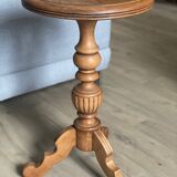 Solid oak side table