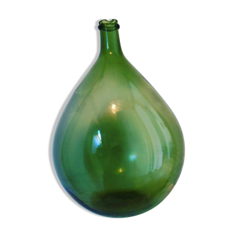 Lady Jeanne green blown glass, 1920