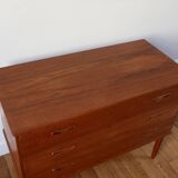 Vintage Scandinavian teak chest of drawers, Denmark, 1960