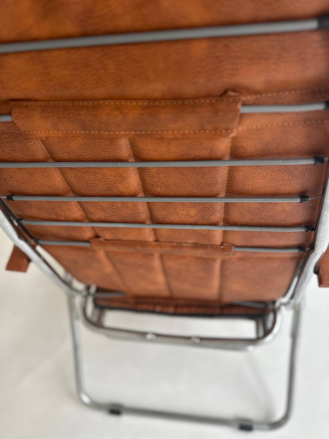 Authentic vintage reclining armchair