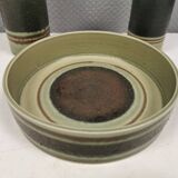 Trio of ceramics, consisting of two vases and a bowl/dish