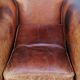 Leather club chair from the 1940s