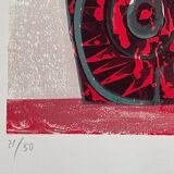 Sérigraphie d´Erich Husemann, 1971