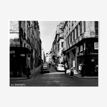 Photography Paris rue Bonaparte 1965