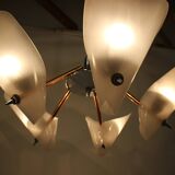 Mid-century chandelier by Drukov,  1960