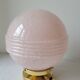 Art Deco lamp in brass and glass by Clichy