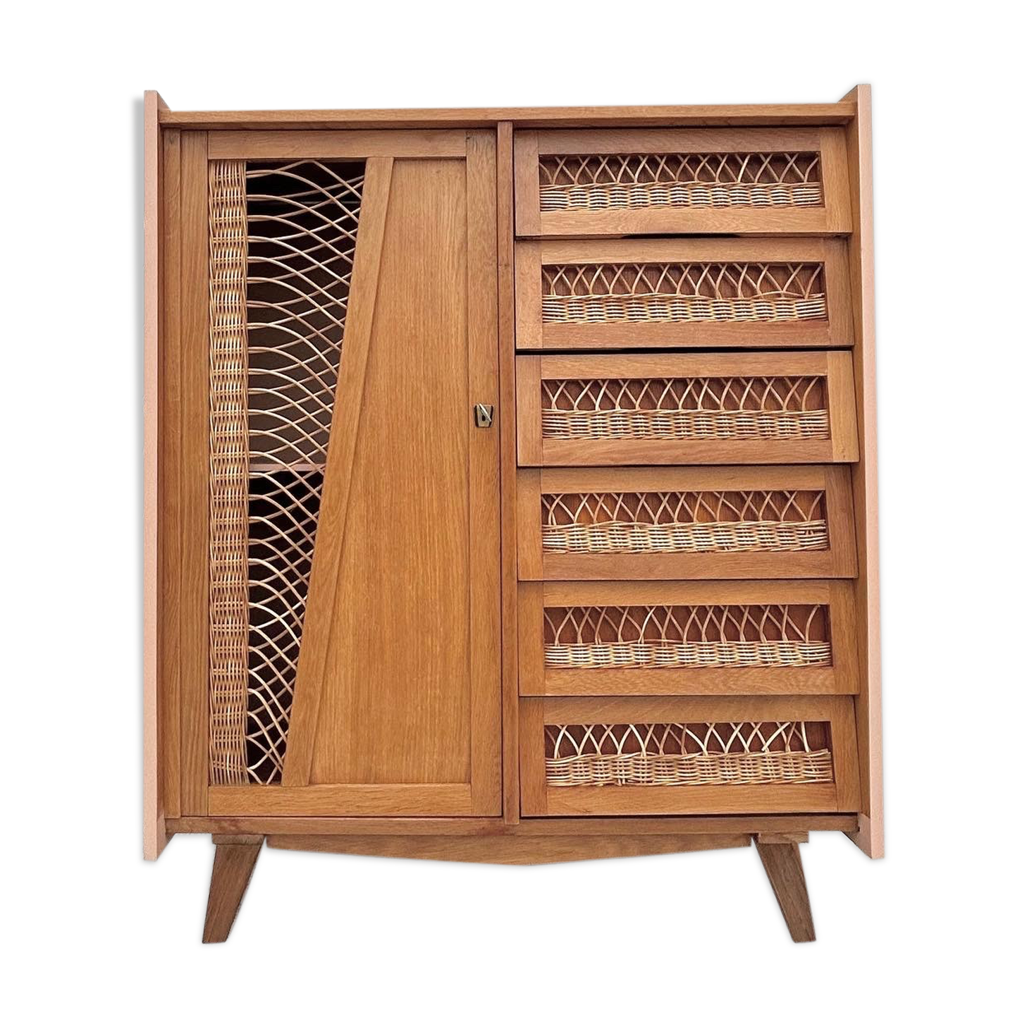 Rattan cabinet