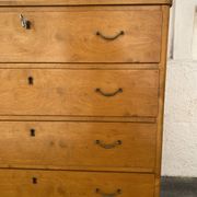 Commode suédoise vintage en bouleau années 50