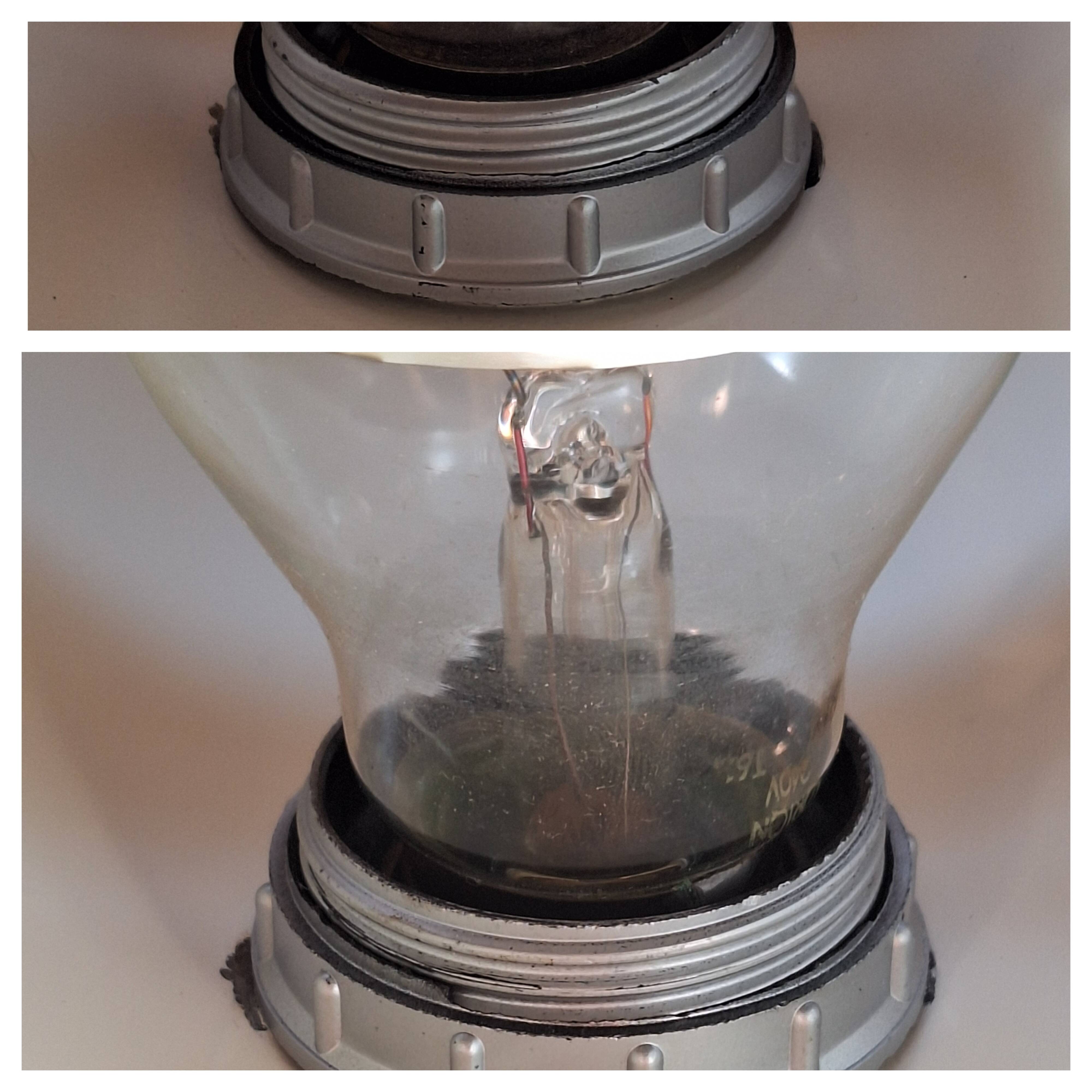 2 SPACE AGE wall lamp Futuristic design 1970 Reggiani Italy