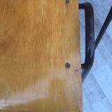 Set of 6 retro chairs in Vervoort wood