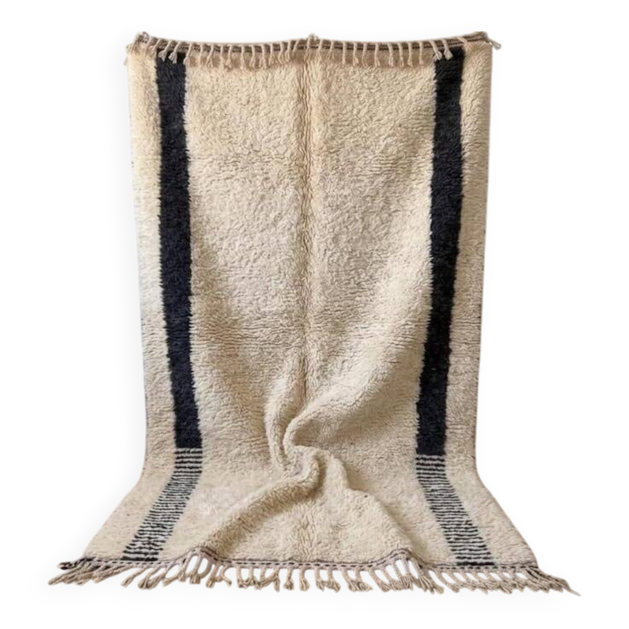 Handmade traditional Beni Ouarain rug size 150/250 cm