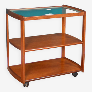 Retro Teak 1960s Meredew Drinks Serving Trolley