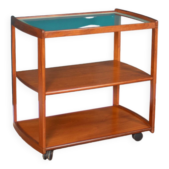 Retro Teak 1960s Meredew Drinks Serving Trolley