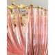 Contemporary Exagonal Bundled Triedro Murano Glass Chandelier