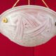 French vintage art deco 1930s pendant signed negra degue ceiling light
