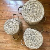 Lot de 3 paniers anciens