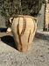Ancient terracotta pottery jar