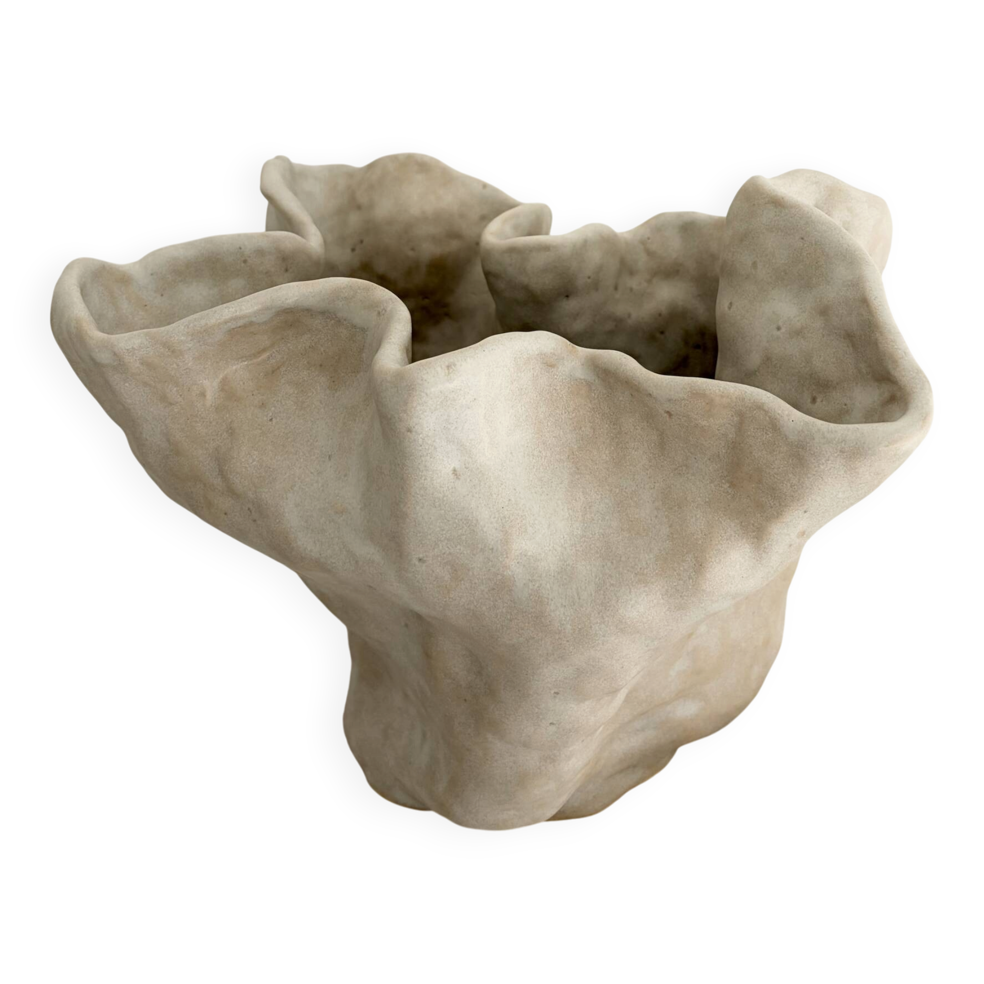 Handmade artisanal vase