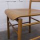 Danish ensemble transformable table 114 cm / 154 + 4 modernist chairs from the 1970s.