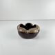Vintage speckled glazed ceramic trinket dish – 1960/70