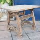 Natural wood coffee table