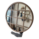Miroir rond monté dans du fer doux