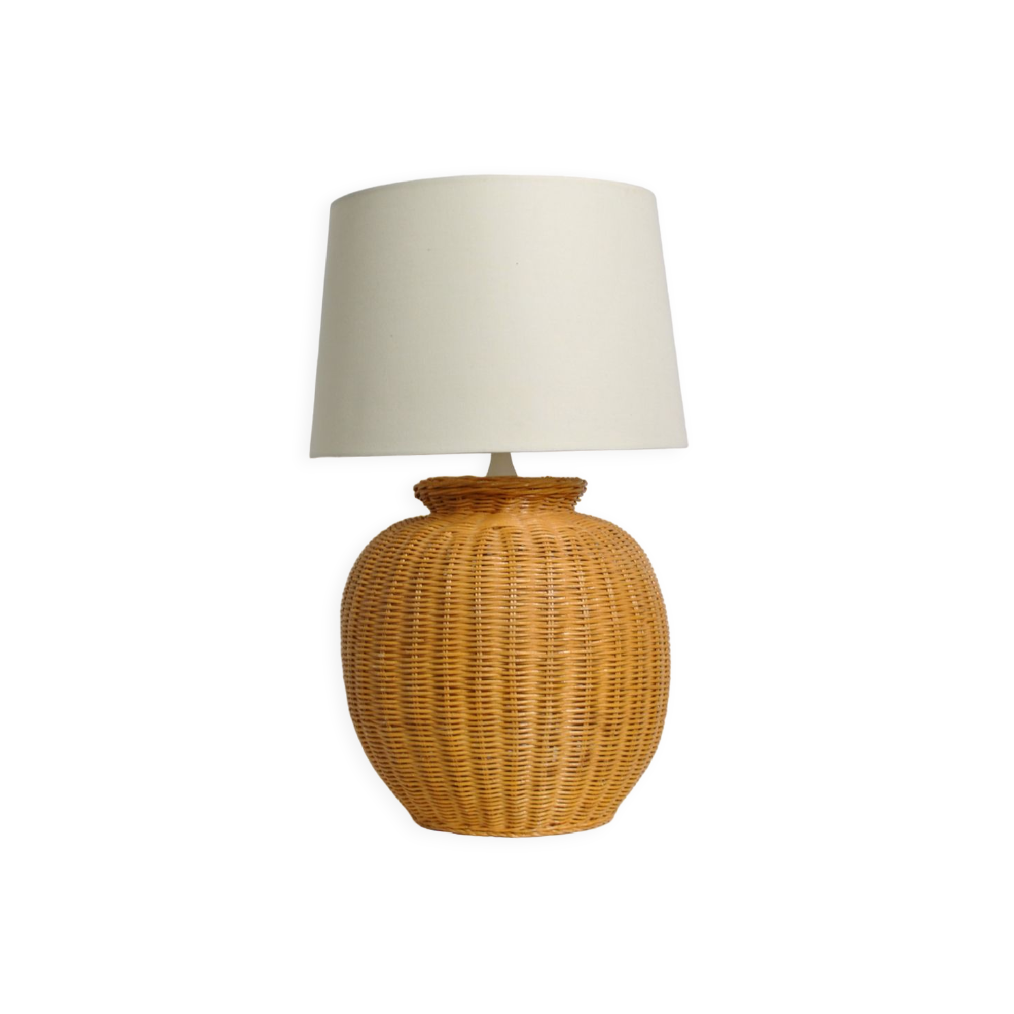 Rattan lamp 1980