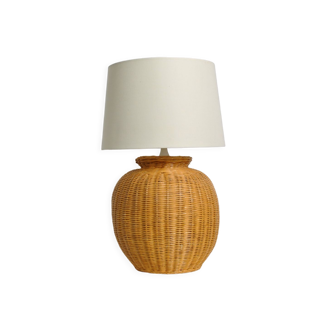 Rattan lamp 1980