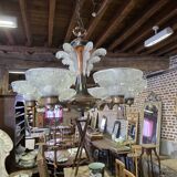 Ezan Art Deco 6-light chandelier