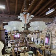 Ezan Art Deco 6-light chandelier