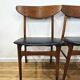 6 Danish teak chairs farstrup model monaco