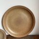 6 flat plates in stoneware