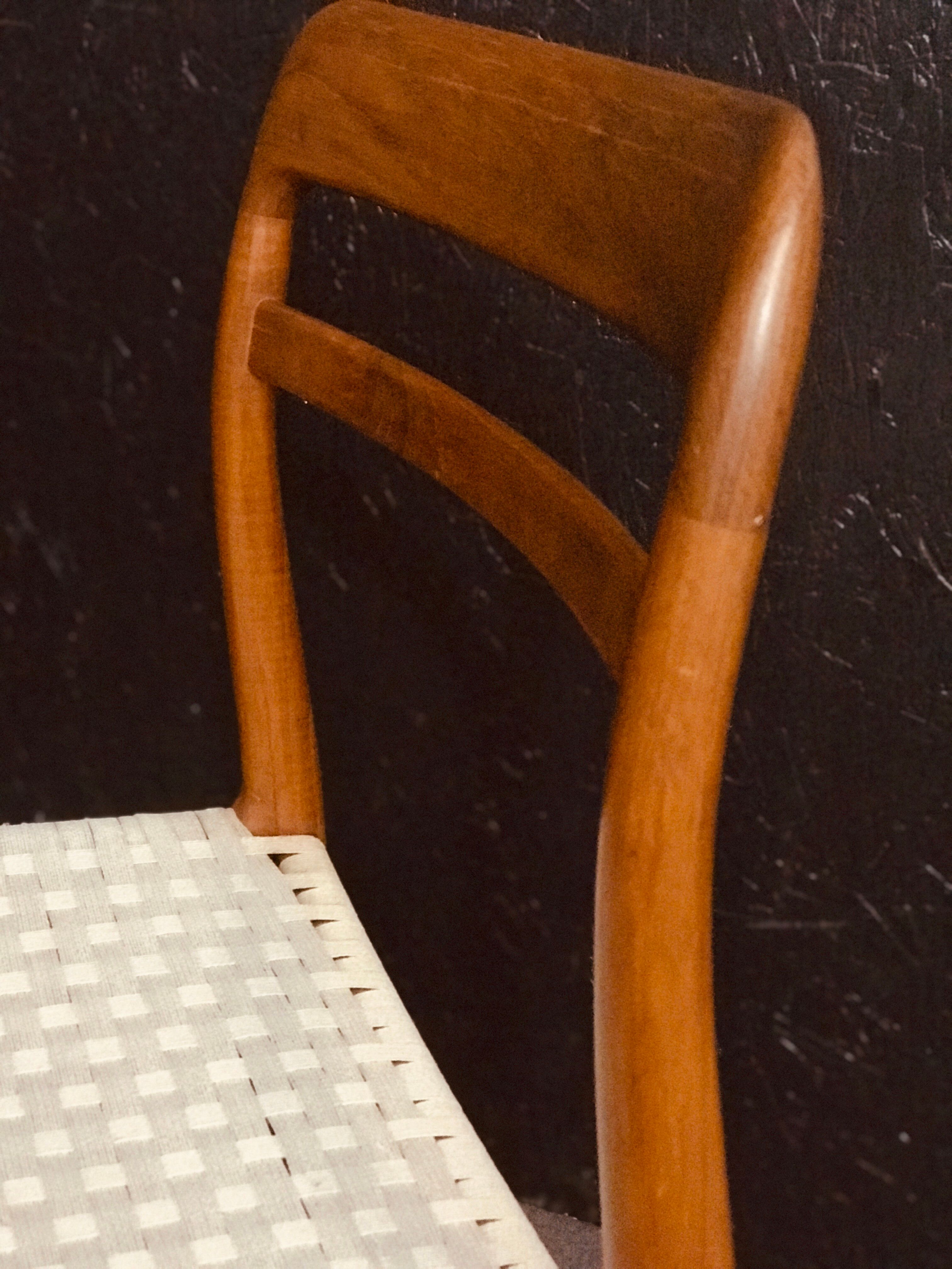 Set of 6 Norwegian Teak Dining Chairs by Alf Aarseth in teak.