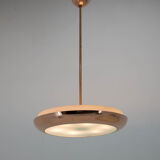 Buhaus / Functionalist Copper suspension UFO, 1930s, Restored
