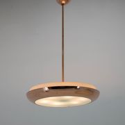 Buhaus / Functionalist Copper suspension UFO, 1930s, Restored