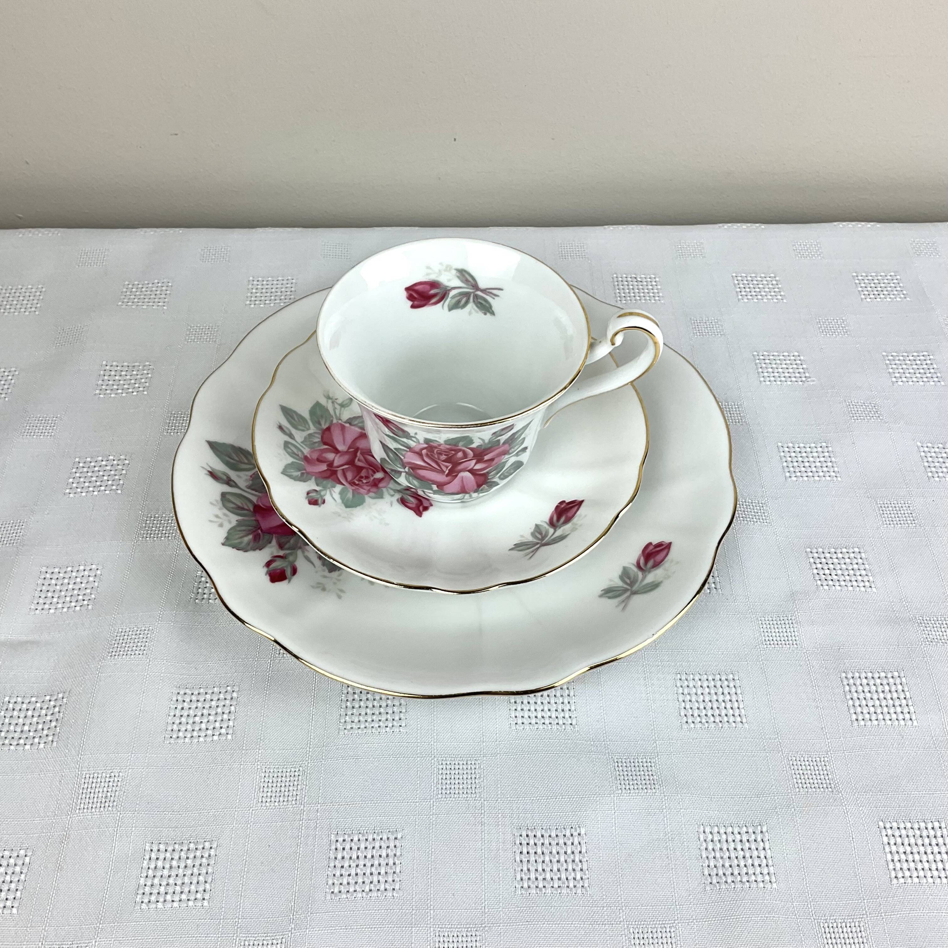 Trio coffee cup light pink - Rheinpfaltz Hartporzellan Germany