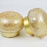Pair of ceiling lamps, 1970s