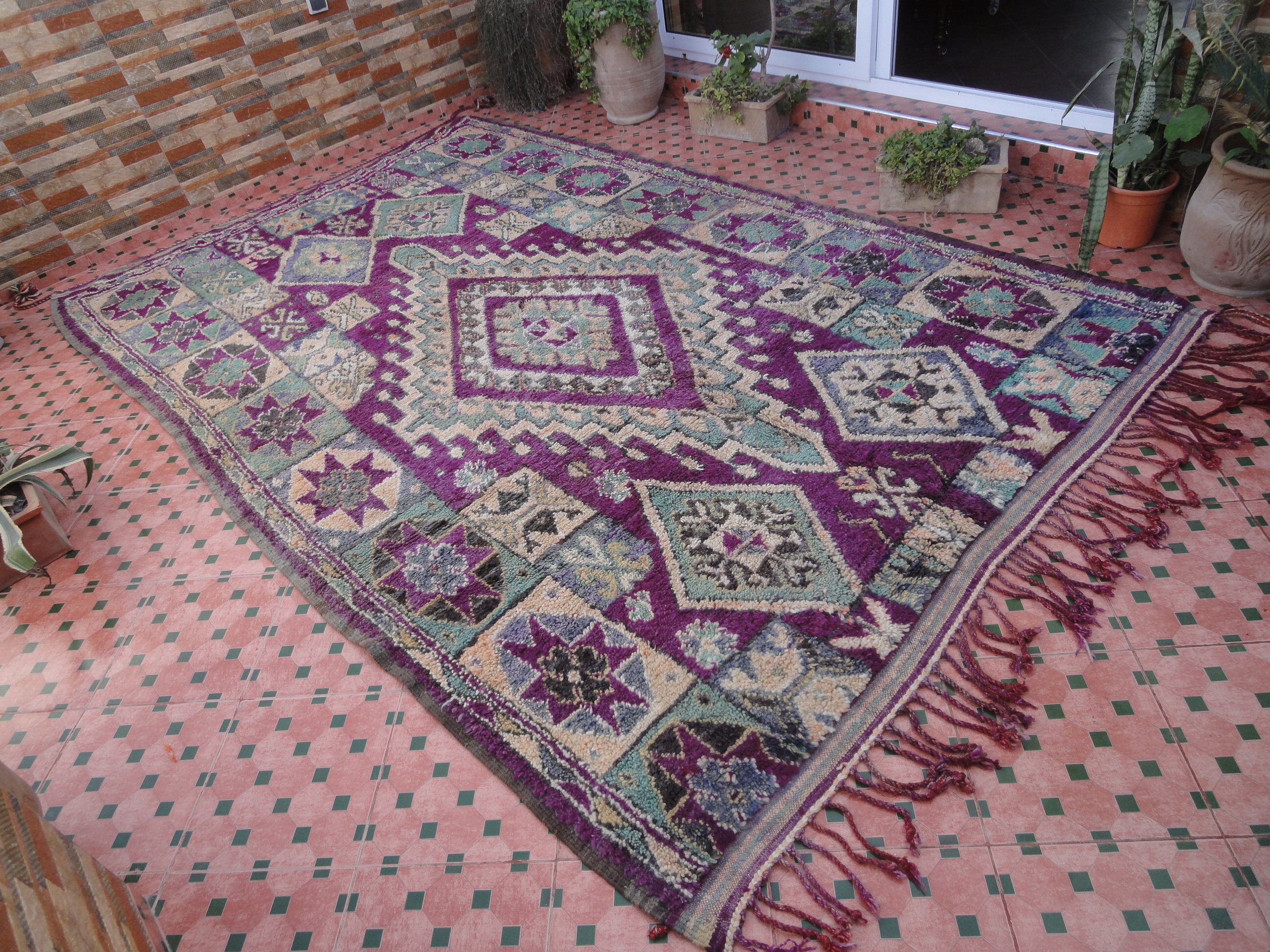 Carpet Beni me Guild vintage 344 x 218 cm