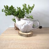 Cafetière en grès bleuté