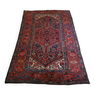 Antique persian handmade oriental rug malayer 215 x 130
