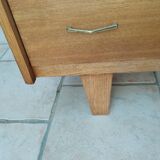 Commode ancienne vintage pieds compas