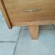Old vintage chest of drawers with compass feet