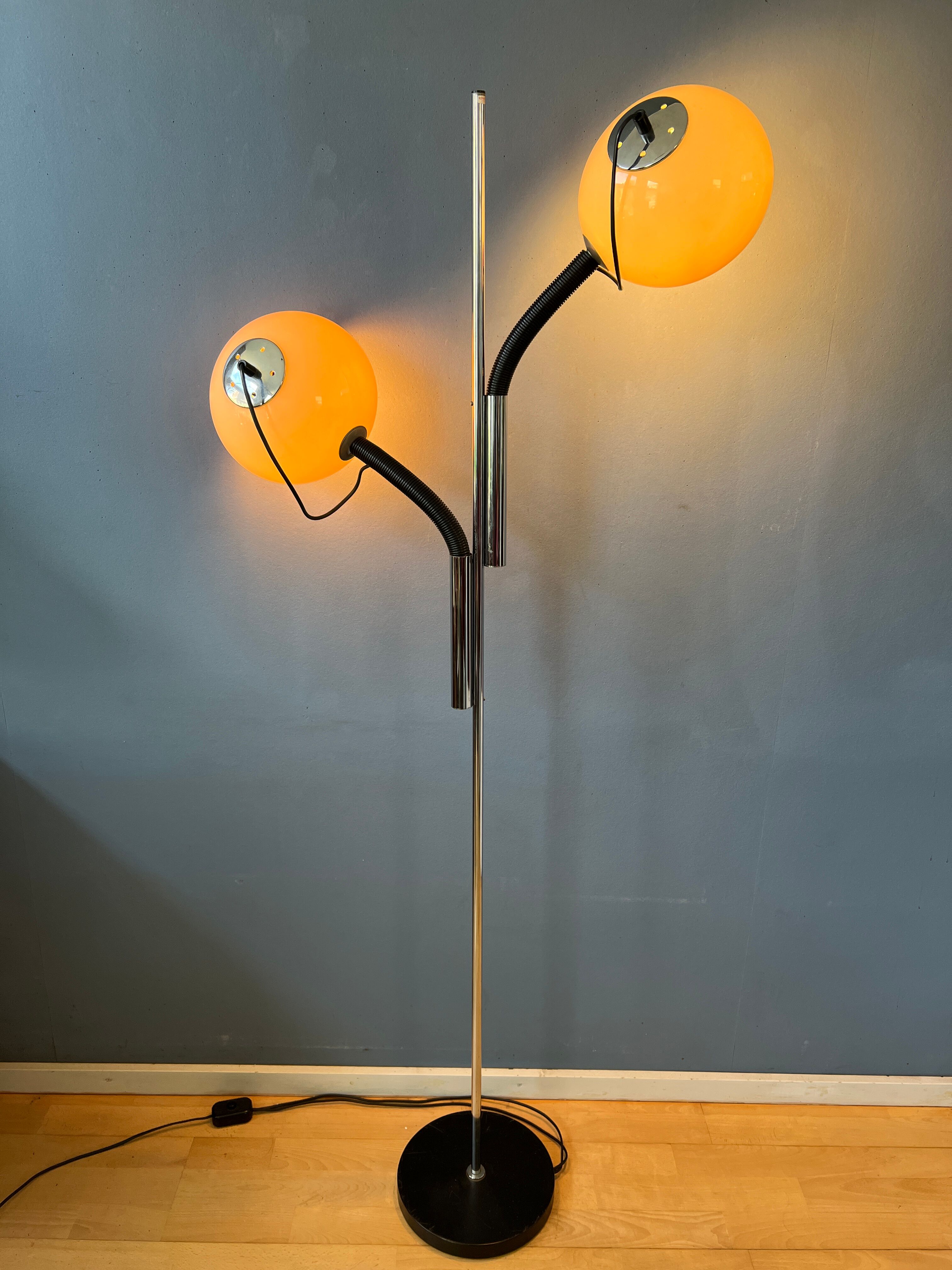 Mid century steinhauer space age mushroom floor lamp