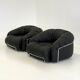 Italian Space Age armchairs in black