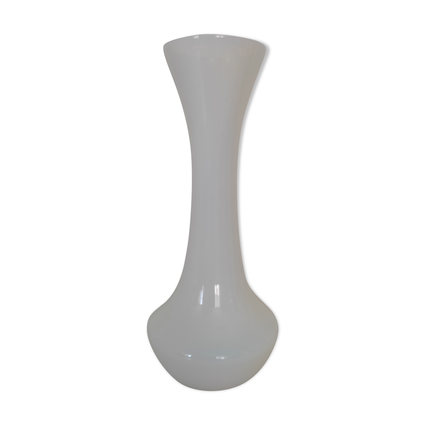 Baluster vase in opaline of Sèvres